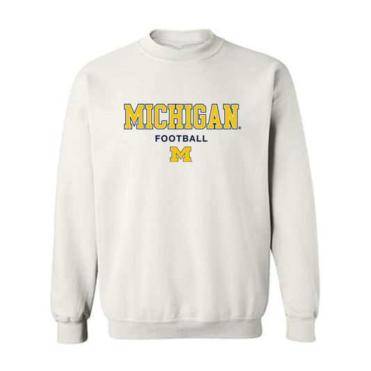 Michigan - NCAA Football : Marlin Klein - Classic Shersey Crewneck Sweatshirt-0