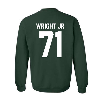 Michigan State - NCAA Football : Robert Wright Jr - Classic Shersey Crewneck Sweatshirt-5