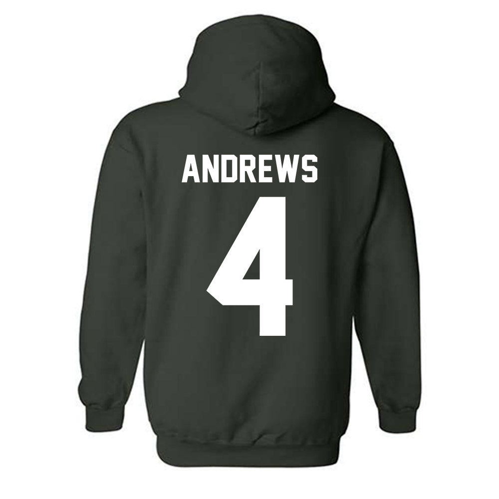 Michigan State - NCAA Women's Volleyball : Madi Andrews - Classic Shersey Hooded Sweatshirt-5