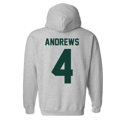 Michigan State - NCAA Women's Volleyball : Madi Andrews - Classic Shersey Hooded Sweatshirt-6