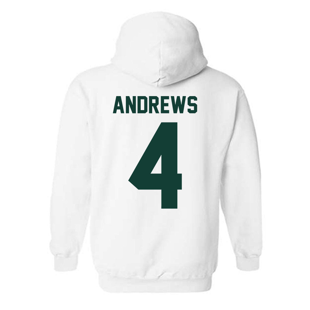 Michigan State - NCAA Women's Volleyball : Madi Andrews - Classic Shersey Hooded Sweatshirt-4
