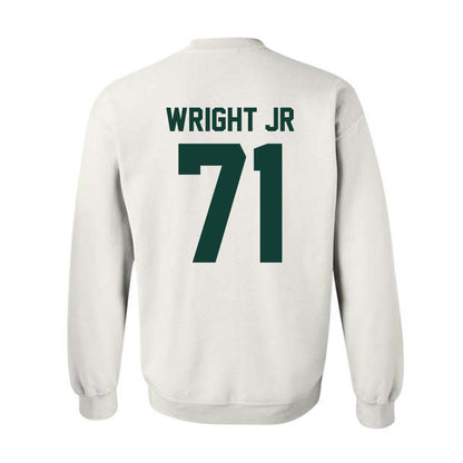 Michigan State - NCAA Football : Robert Wright Jr - Classic Shersey Crewneck Sweatshirt-4