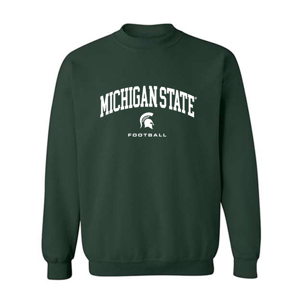 Michigan State - NCAA Football : Robert Wright Jr - Classic Shersey Crewneck Sweatshirt-1