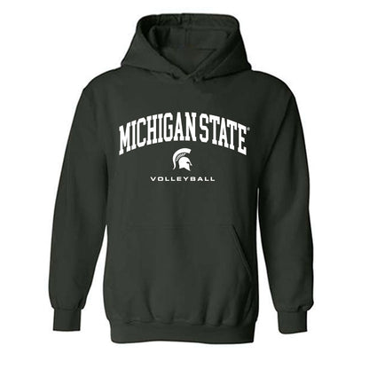 Michigan State - NCAA Women's Volleyball : Madi Andrews - Classic Shersey Hooded Sweatshirt-1