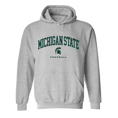 Michigan State - NCAA Football : Robert Wright Jr - Classic Shersey Hooded Sweatshirt-2