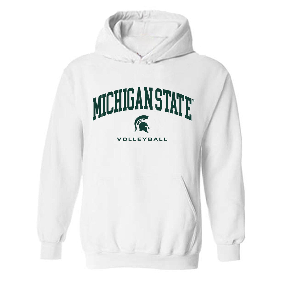 Michigan State - NCAA Women's Volleyball : Madi Andrews - Classic Shersey Hooded Sweatshirt-0