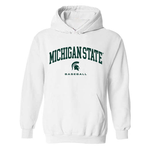 Michigan State - NCAA Baseball : Isaiah Domey - Classic Shersey Hooded Sweatshirt-0