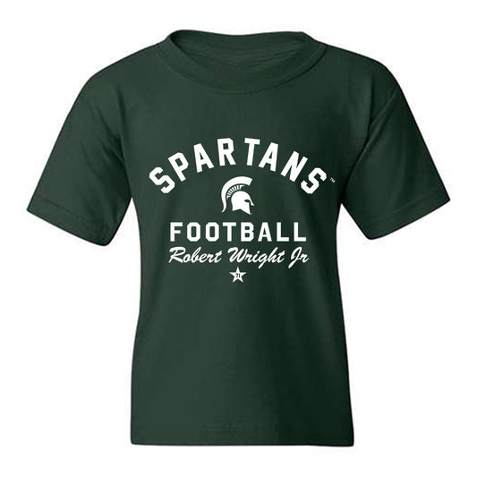 Michigan State - NCAA Football : Robert Wright Jr - Classic Shersey Youth T-Shirt-0