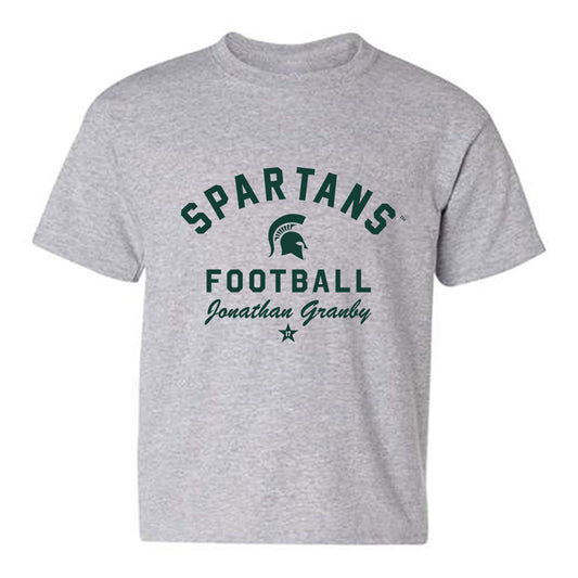 Michigan State - NCAA Football : Jonathan Granby - Youth T-Shirt-0
