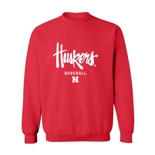Nebraska - NCAA Baseball : Aiden White - Classic Shersey Crewneck Sweatshirt-0