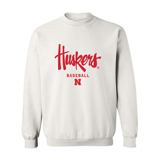 Nebraska - NCAA Baseball : Aiden White - Classic Shersey Crewneck Sweatshirt-0