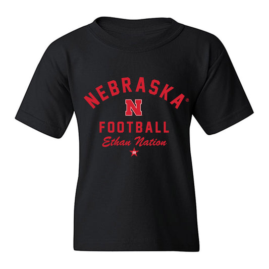 Nebraska - NCAA Football : Ethan Nation - Classic Shersey Youth T-Shirt-0