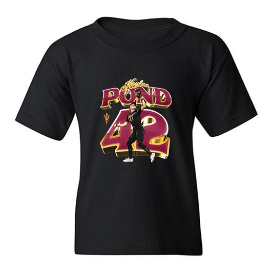 Arizona State - NCAA Softball : Kaylee Pond - Collage Youth T-Shirt-0