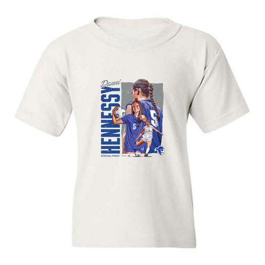 Seton Hall - All NCAA Sports : Danni Hennessy - Collage Youth T-Shirt-0