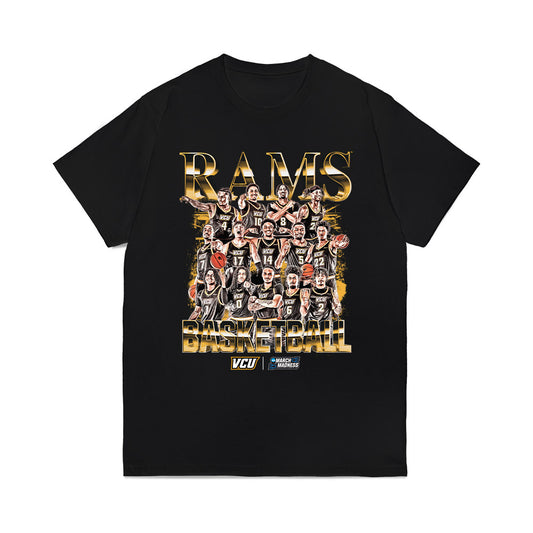 VCU - NCAA Men's Basketball : - NCAA® March Madness® 2026 Team Collage Comfort Colors T-Shirt-0