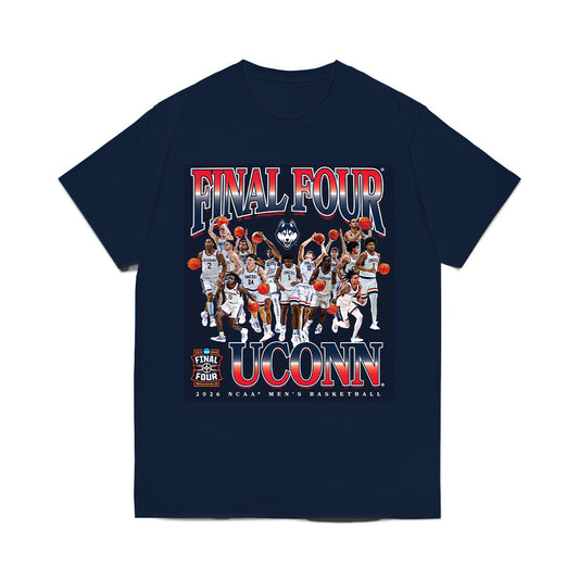 UConn - NCAA Men's Basketball : - Final Four NCAA® March Madness® 2026 Comfort Colors T-Shirt-0