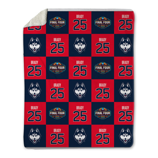 UConn - NCAA Women's Basketball : Ice Brady - Final Four NCAA® March Madness® 2026 Blanket-0