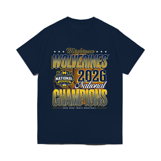 Michigan - NCAA Men's Basketball : Trey McKenney - National Champions NCAA® March Madness® 2026 Comfort Colors T-Shirt-0