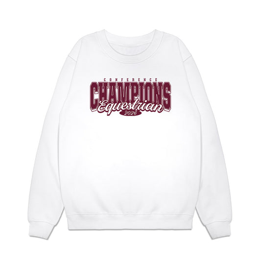 Texas A&M - NCAA Equestrian : Dylanne Rodriguez - Conference Champions Premium Crewneck Sweatshirt-0