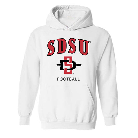 SDSU - NCAA Football : Ryan Wolfer - Classic Shersey Hooded Sweatshirt-0