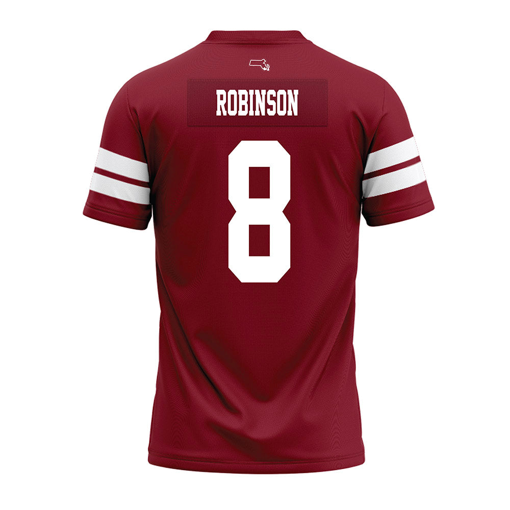 UMass - NCAA Football : Aquan Robinson - 2026 Burgundy Premium Football Jersey-1
