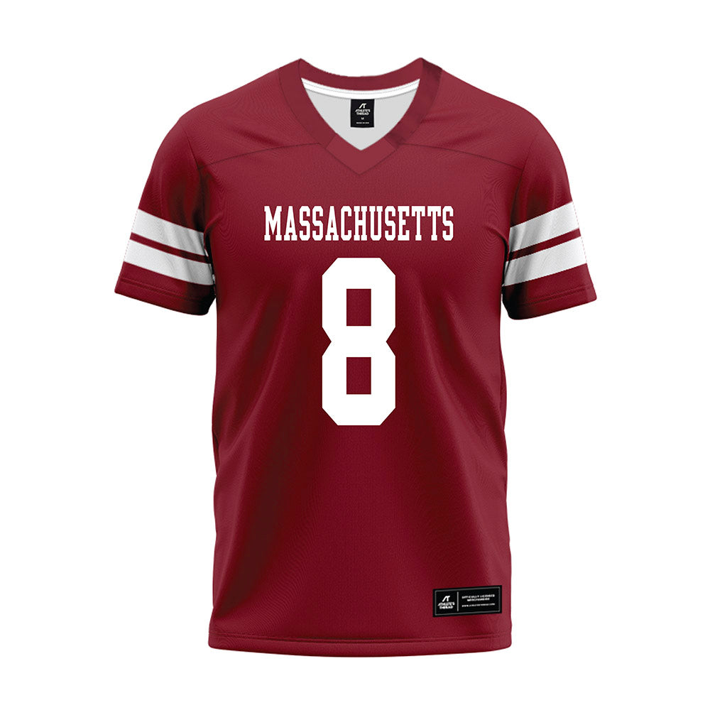 UMass - NCAA Football : Aquan Robinson - 2026 Burgundy Premium Football Jersey-0