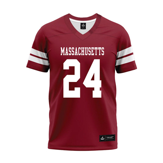 UMass - NCAA Football : Kamren Watkins-Hunter - 2026 Burgundy Premium Football Jersey-0