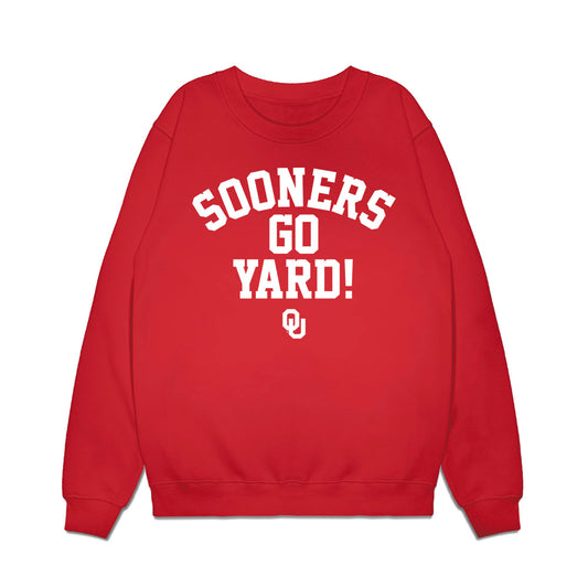Oklahoma - NCAA Softball : Nelly McEnroe-Marinas - Sooners Go Yard! Premium Crewneck Sweatshirt-0