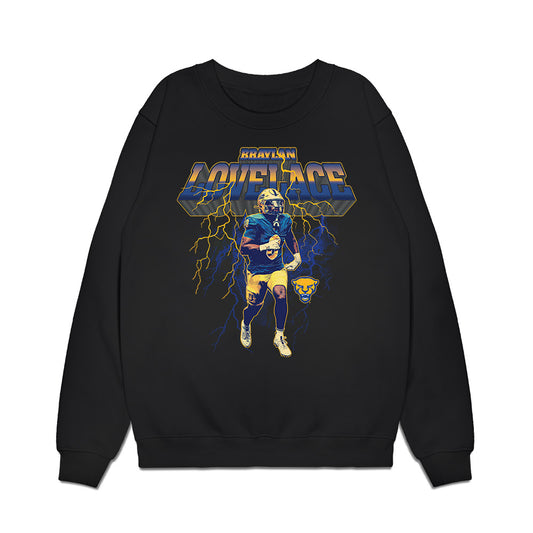 Pittsburgh - NCAA Football : Braylan Lovelace - Collage Premium Crewneck Sweatshirt-0