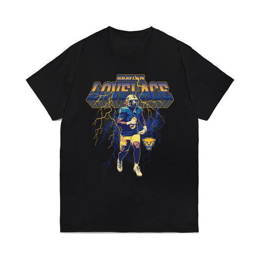 Pittsburgh - NCAA Football : Braylan Lovelace - Collage Comfort Colors T-Shirt-0
