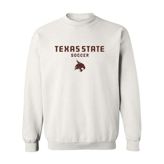 Texas State - NCAA Women's Soccer : Luna Matsubara - Classic Shersey Crewneck Sweatshirt-0