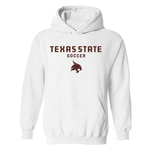 Texas State - NCAA Women's Soccer : Luna Matsubara - Classic Shersey Hooded Sweatshirt-0