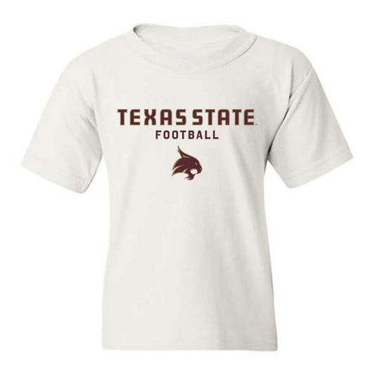 Texas State - NCAA Football : Davis Powell - Classic Shersey Youth T-Shirt-0