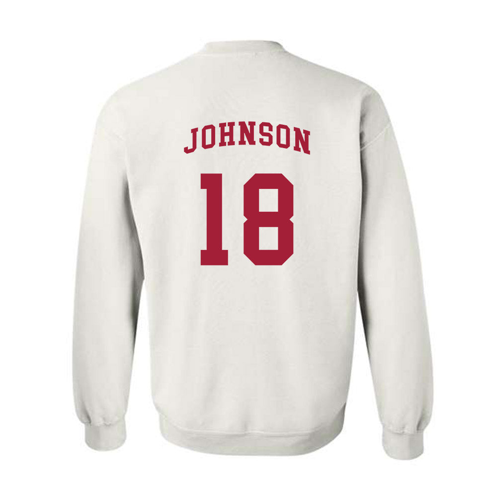 Alabama - NCAA Softball : Lauren Johnson - Sports Shersey Crewneck Sweatshirt