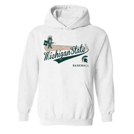 Michigan State - NCAA Baseball : Tate Farquhar - Classic Shersey Hooded Sweatshirt-0