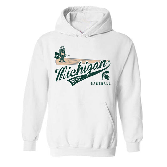 Michigan State - NCAA Baseball : Logan Pikur - Hooded Sweatshirt