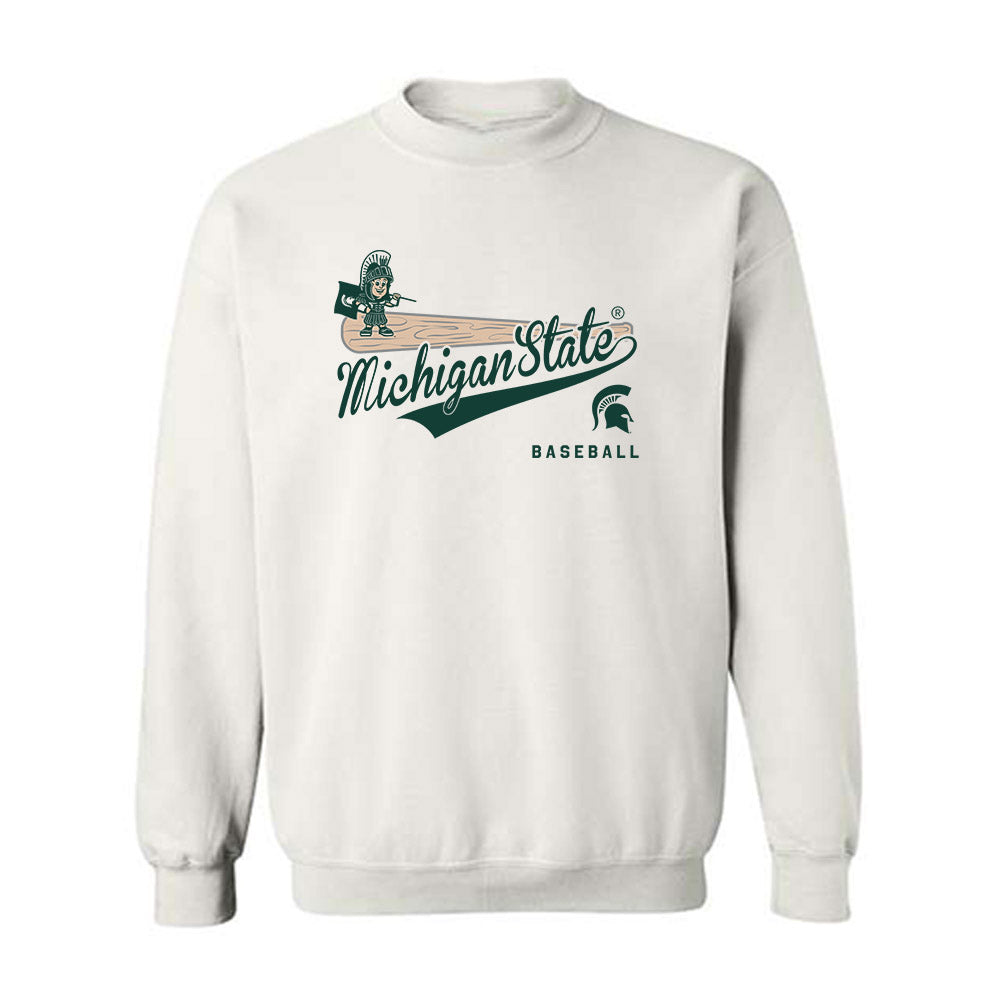Michigan State - NCAA Baseball : Noah Bright - Classic Shersey Crewneck Sweatshirt-0