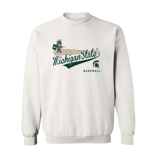 Michigan State - NCAA Baseball : Noah Bright - Classic Shersey Crewneck Sweatshirt-0