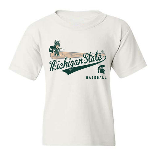 Michigan State - NCAA Baseball : Tate Farquhar - Classic Shersey Youth T-Shirt-0