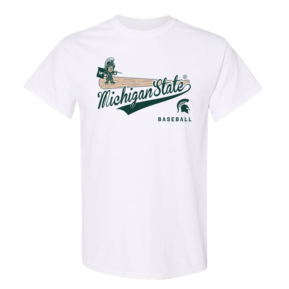 Michigan State - NCAA Baseball : Noah Bright - Classic Shersey T-Shirt-0