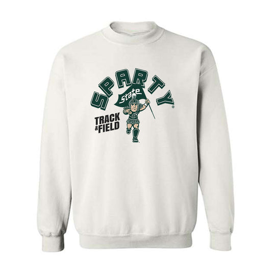 Michigan State - NCAA Men's Track & Field : Sean Mullen - Sports Shersey Crewneck Sweatshirt-0