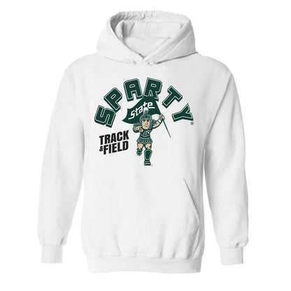 Michigan State - NCAA Men's Track & Field : Carter Bissell - Sports Shersey Hooded Sweatshirt