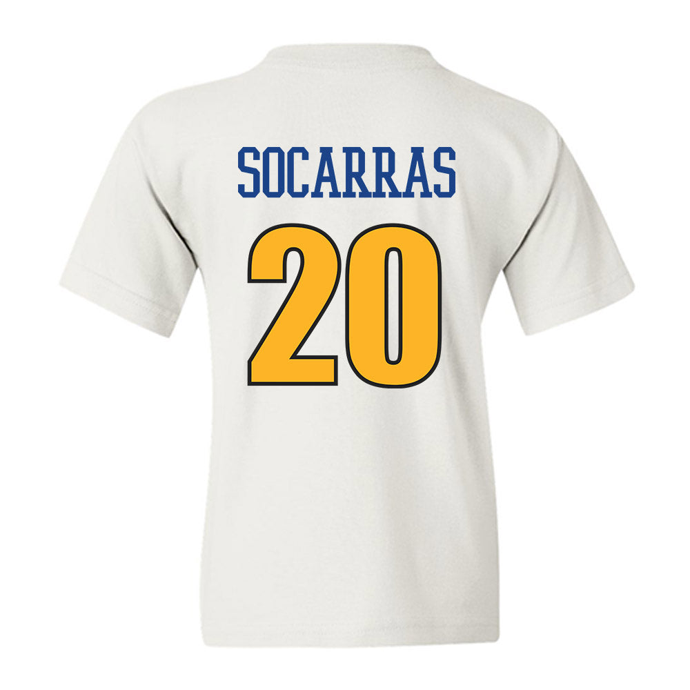 Pittsburgh - NCAA Baseball : Antonio Socarras - Sports Shersey Youth T-Shirt-1