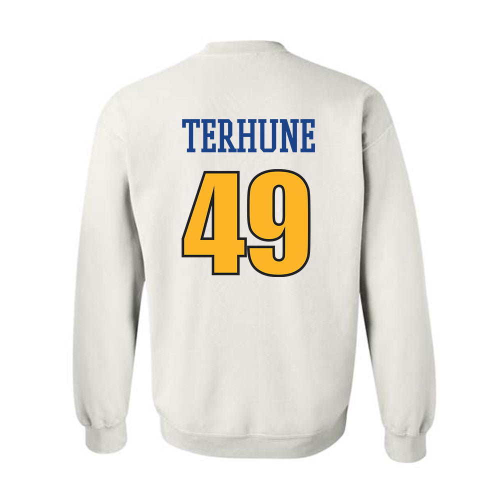 Pittsburgh - NCAA Baseball : Isaac Terhune - Sports Shersey Crewneck Sweatshirt-1