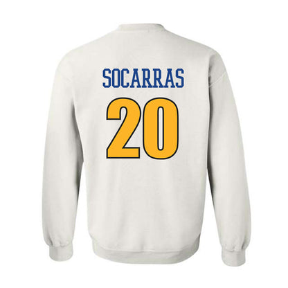 Pittsburgh - NCAA Baseball : Antonio Socarras - Sports Shersey Crewneck Sweatshirt-1