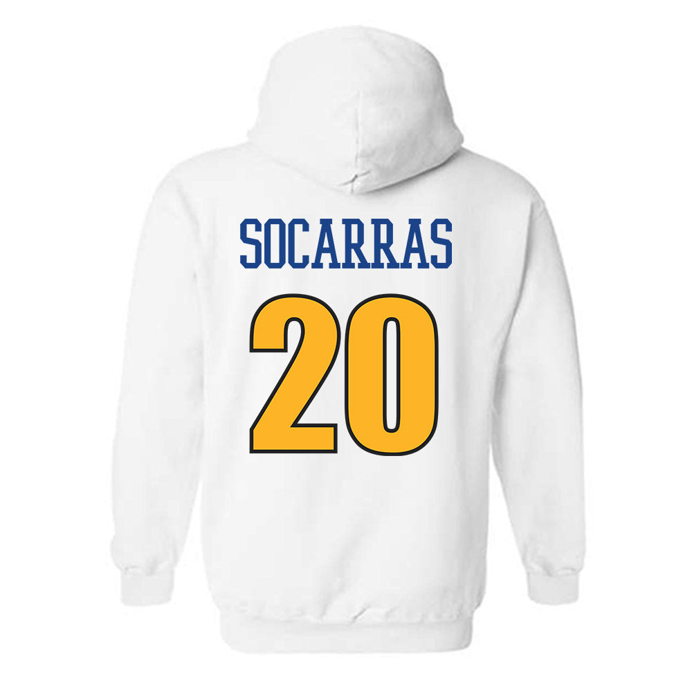 Pittsburgh - NCAA Baseball : Antonio Socarras - Sports Shersey Hooded Sweatshirt-1