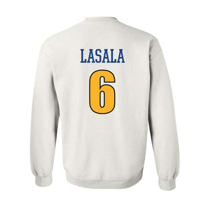 Pittsburgh - NCAA Baseball : Anthony LaSala - Sports Shersey Crewneck Sweatshirt-1