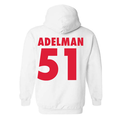 Dayton - NCAA Baseball : Dylan Adelman - Sports Shersey Hooded Sweatshirt