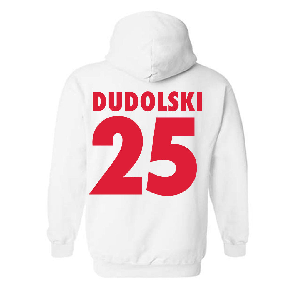 Dayton - NCAA Baseball : Michael Dudolski - Sports Shersey Hooded Sweatshirt