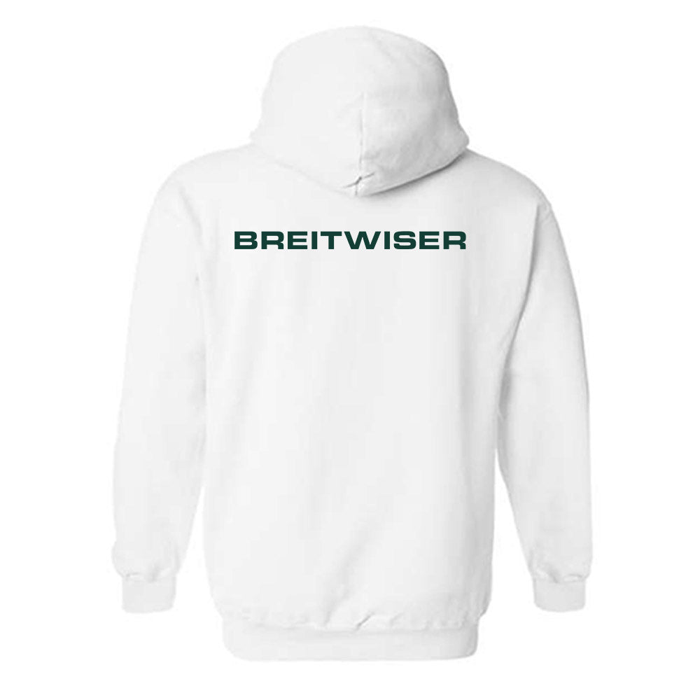 Michigan State - NCAA Women's Track & Field : Savannah Breitwiser - Sports Shersey Hooded Sweatshirt-1